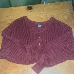 Maroon sweater